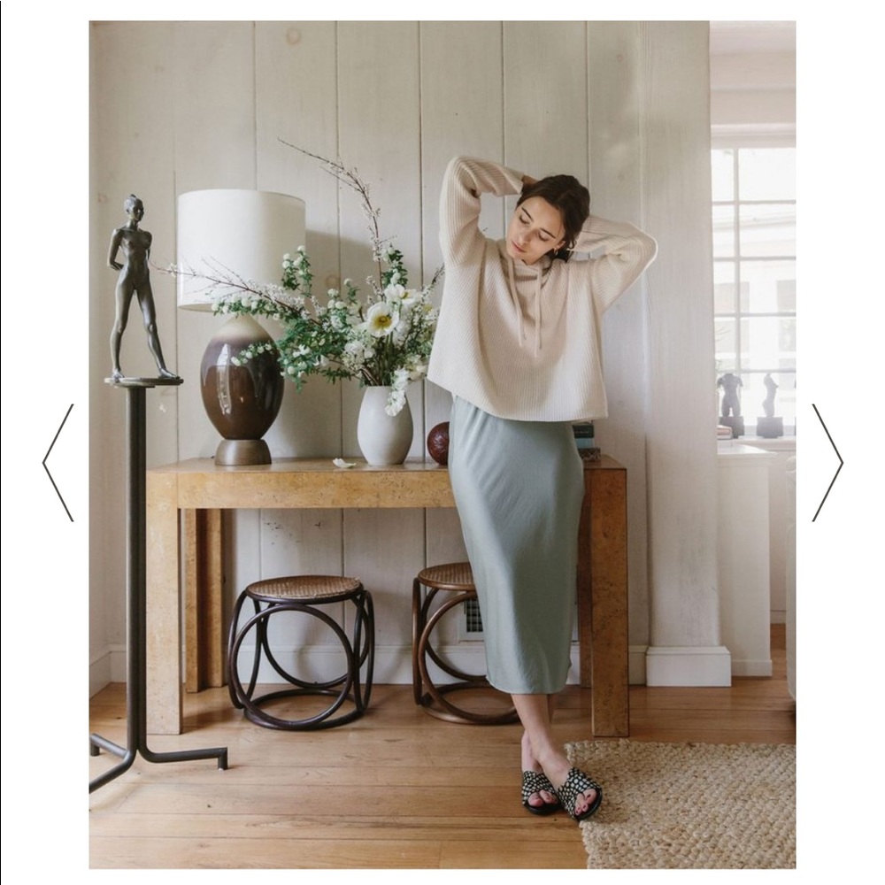 Jenni Kayne slip skirt Mist